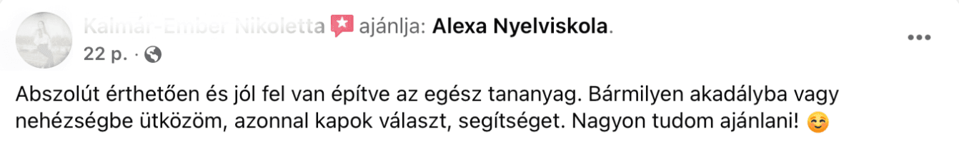 Tanítványi visszajelzés 10