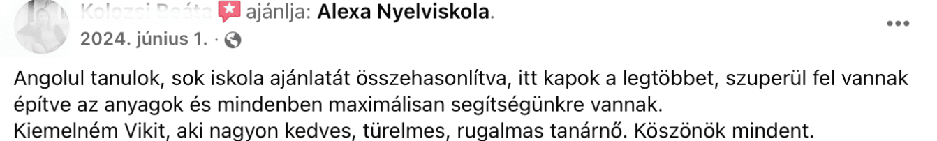 Tanítványi visszajelzés 9