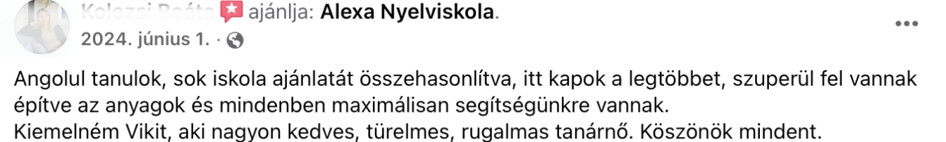 Tanítványi visszajelzés 9