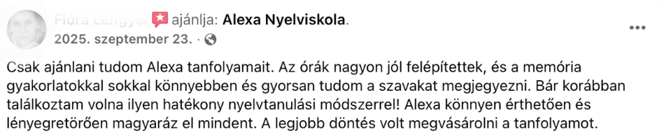Tanítványi visszajelzés 19