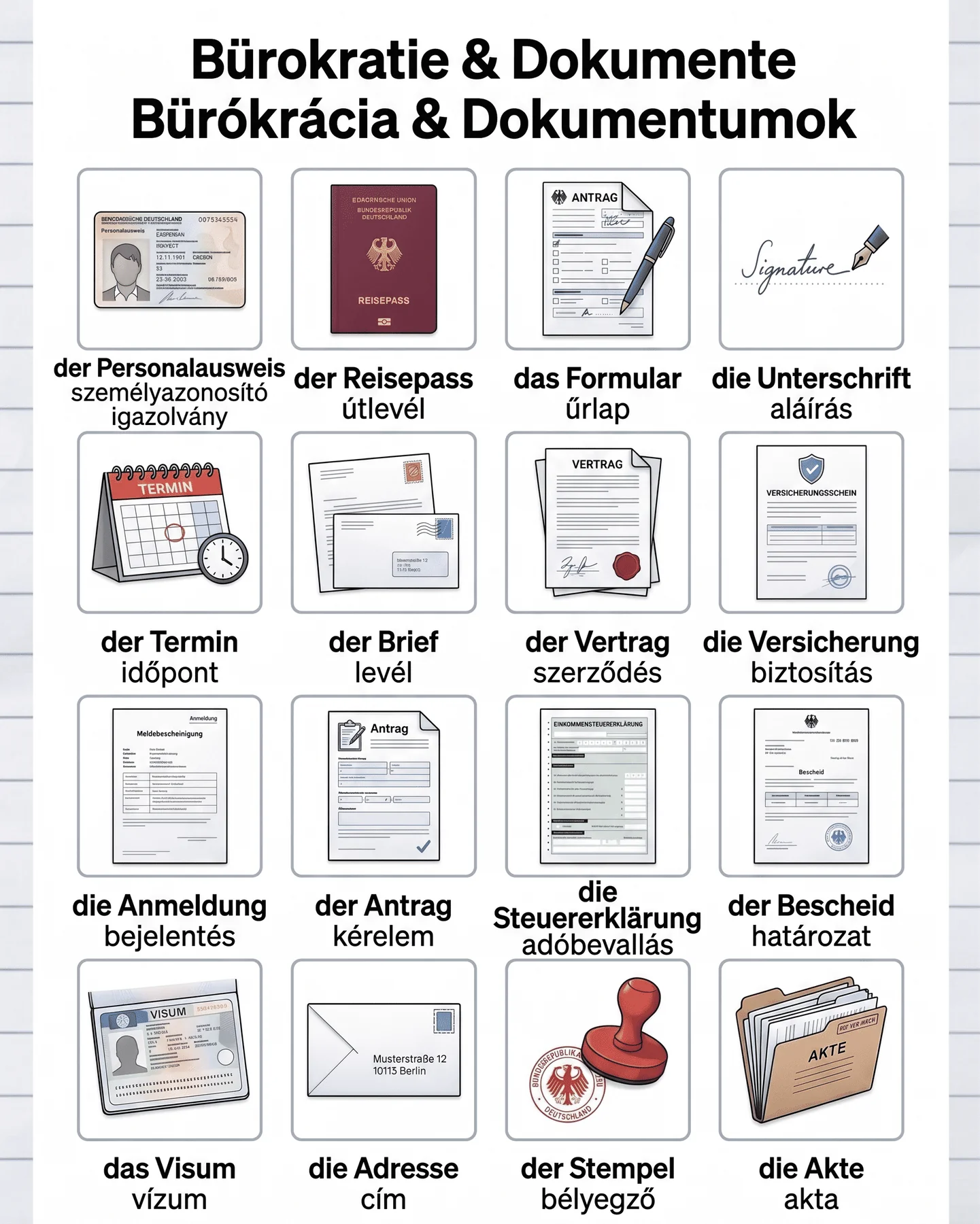 Bürokrácia és dokumentumok